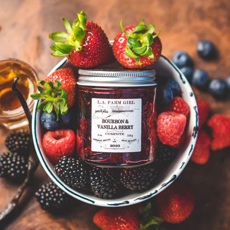 Bourbon & Vanilla Berry Compote