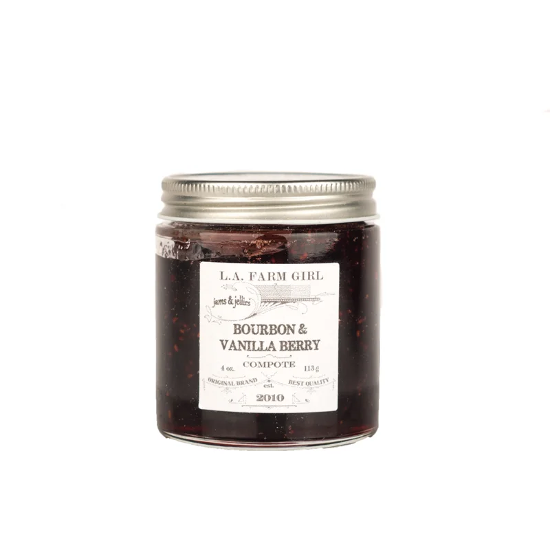 Vanilla-Bourbon Berry Compote