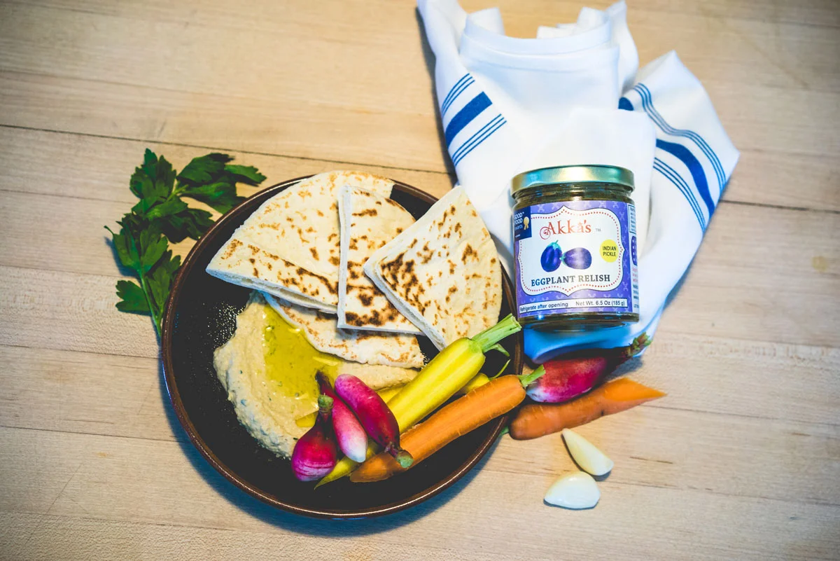 Curried Eggplant Hummus