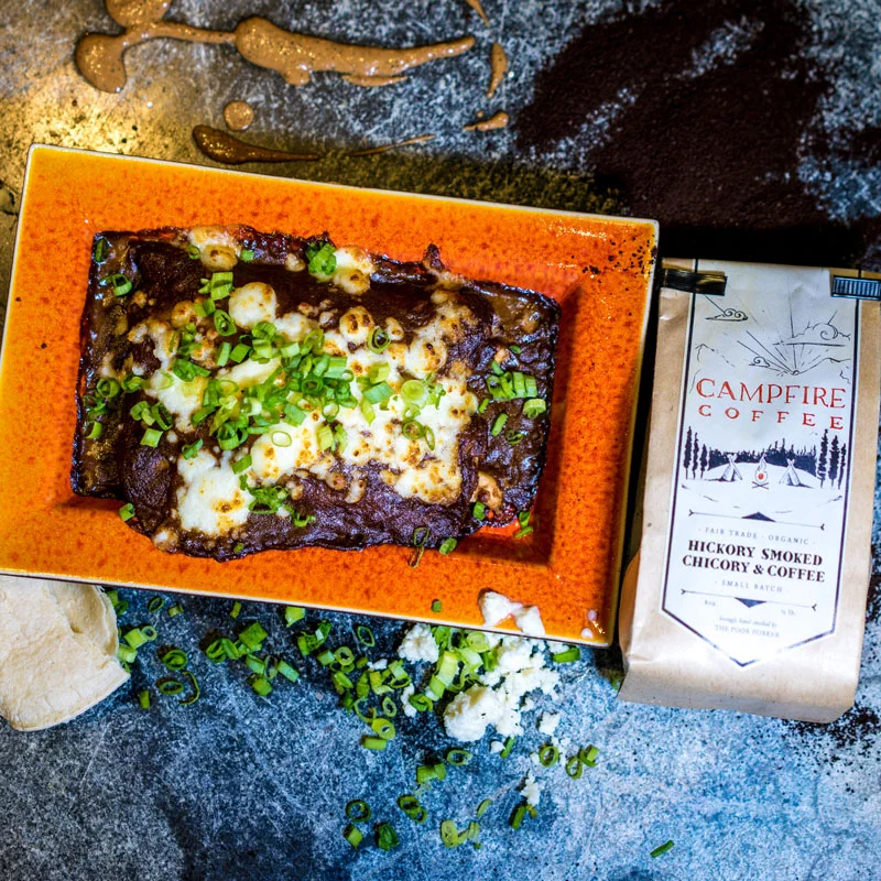 Campfire Coffee Mole + Chicken Enchiladas