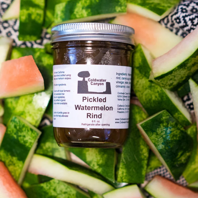 Pickled Watermelon Rind