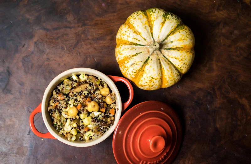Garbanozo-Quinoa Stuffing