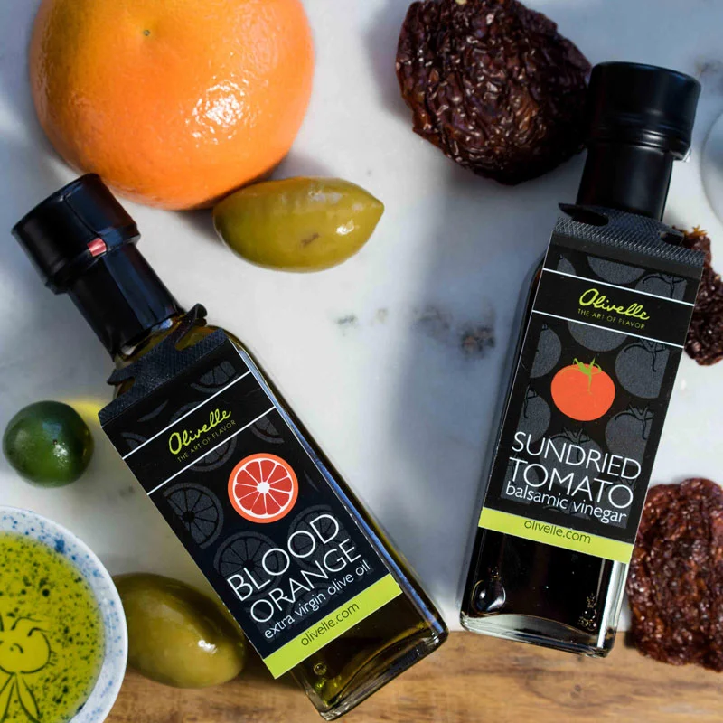 Blood Orange Olive Oil + Sun Dried Tomato Balsamic Vinegar