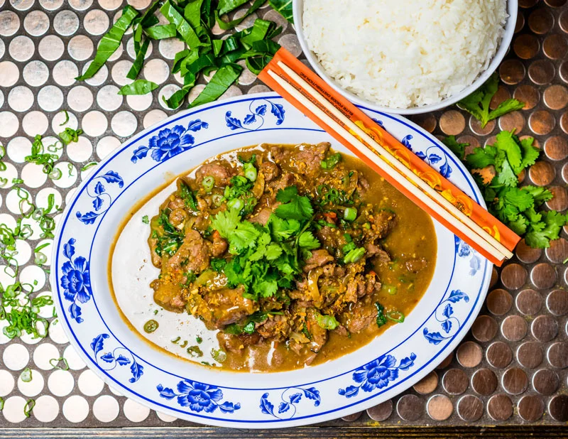Lamb Shoulder In Szechuan Gravy