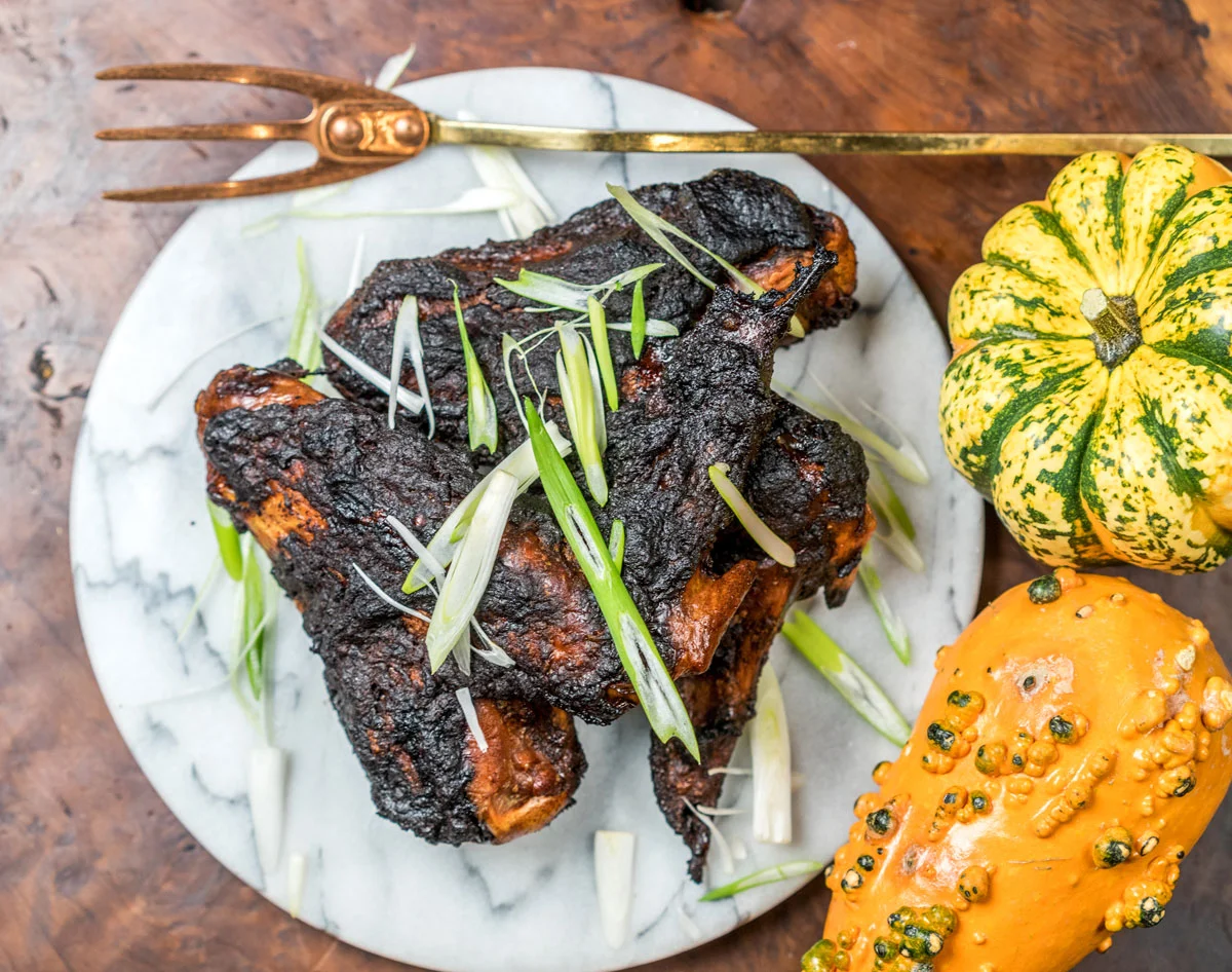 Tomato Achaar Braised Turkey Wings