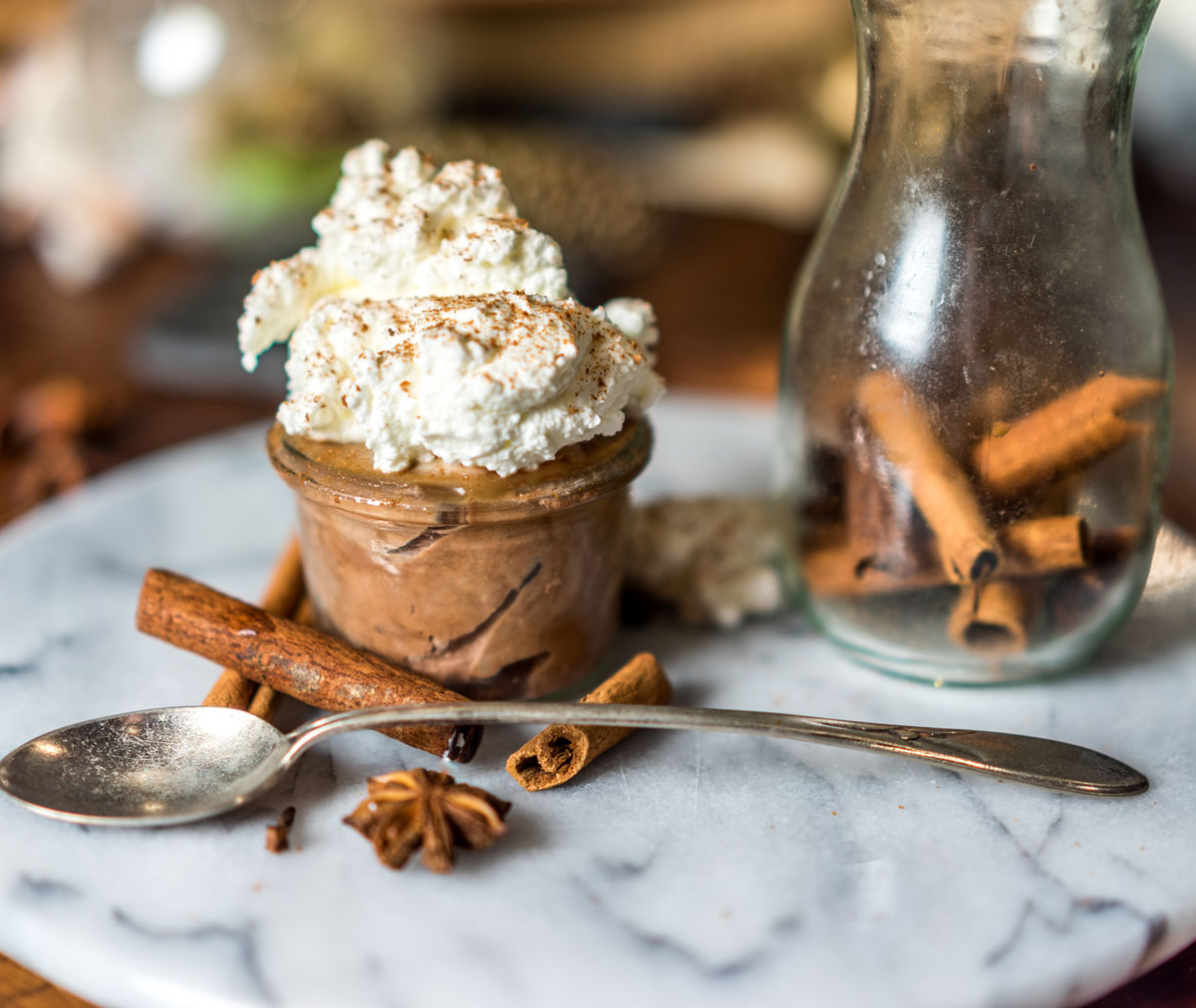 Pumpkin Spiced Chocolate Mousse