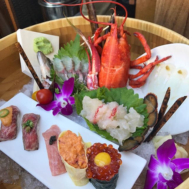 Here's to finding someone who loves you as much as we're loving Blue Ribbon Sushi's &quot;The Grove&quot; platter!