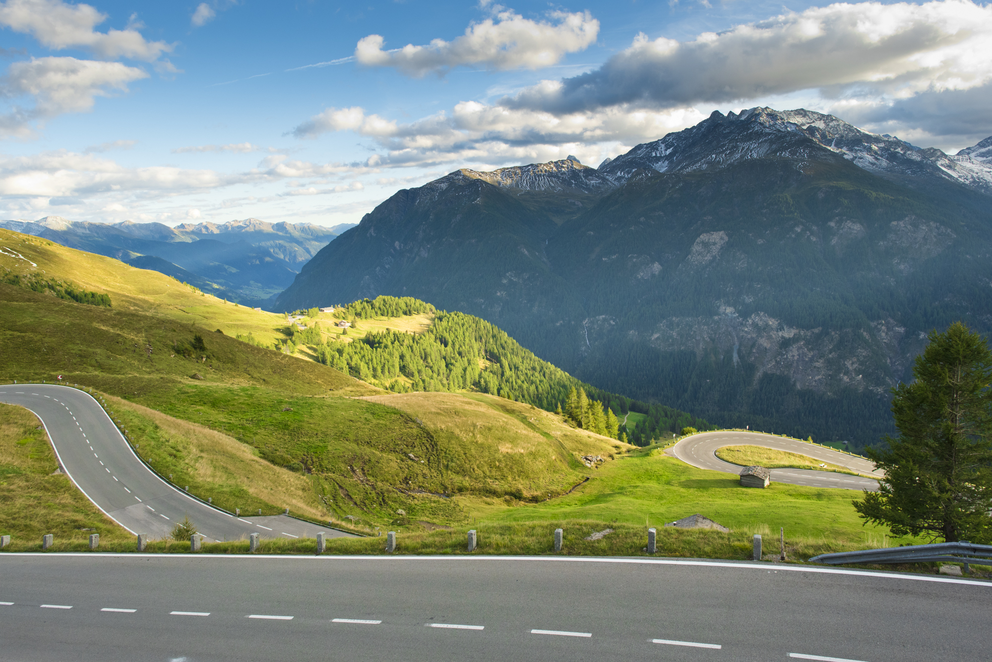 Driving up the Grossglockner 