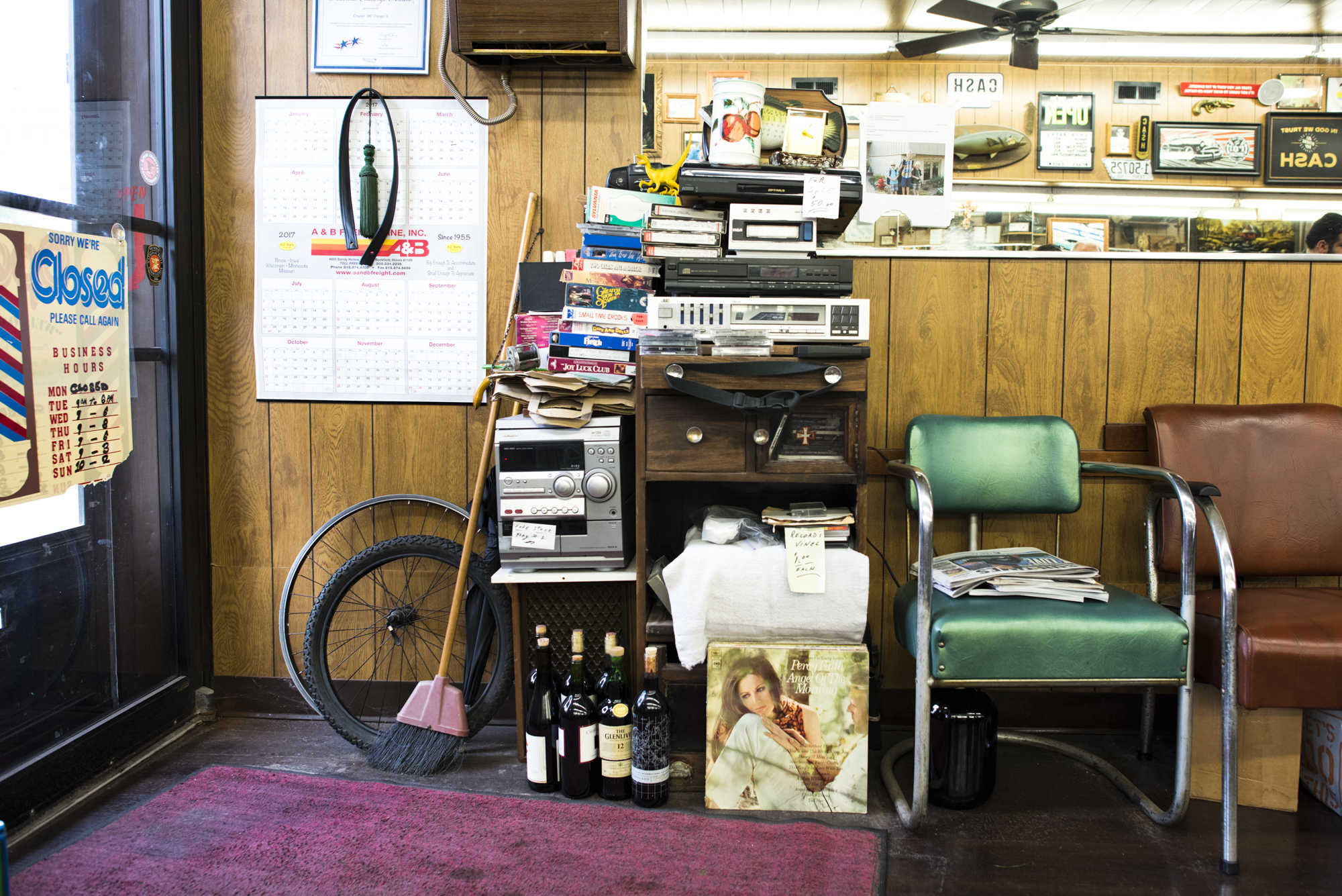  Old school barbershop in Chicago, Illinois  