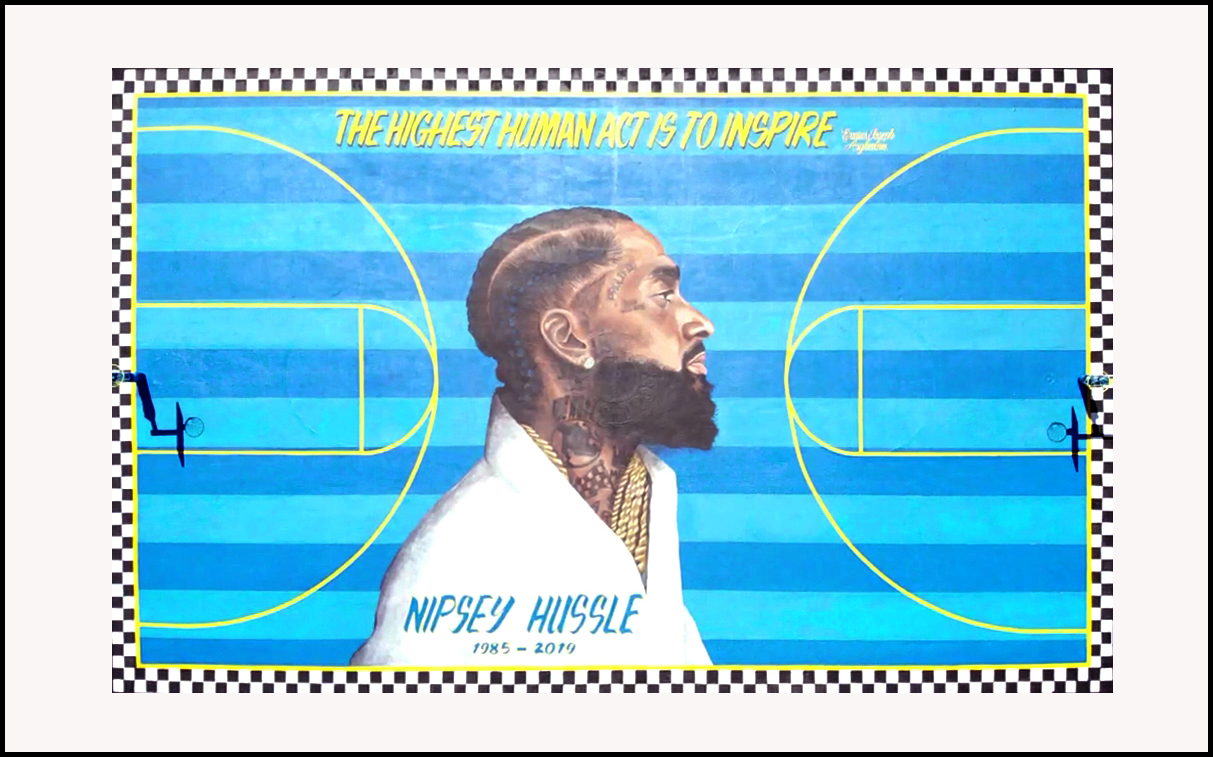 Nipsey Hussle Basketball Court -Crete Academy - Crenshaw 