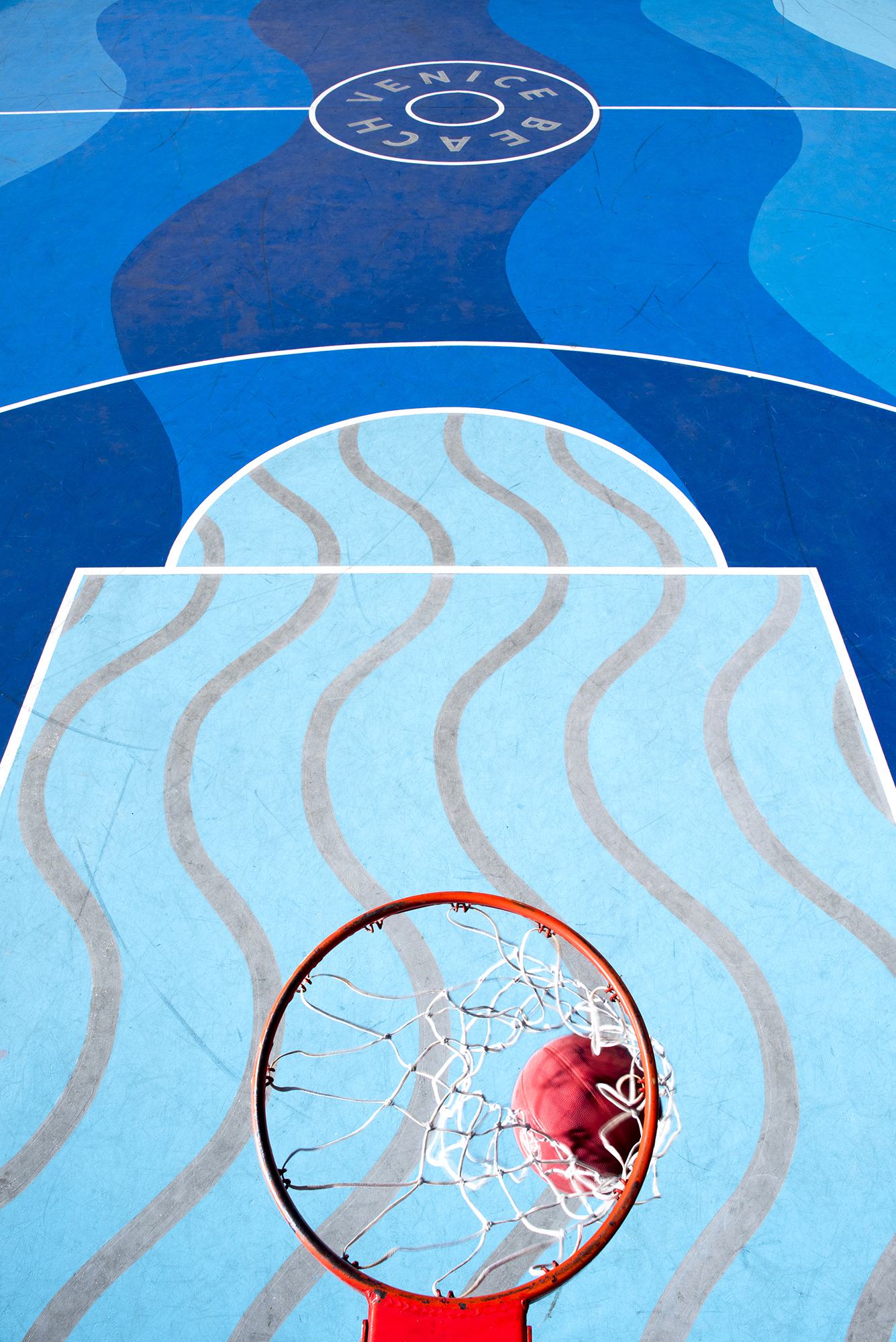 Venice Beach Basketball Courts designed by Project Backboard