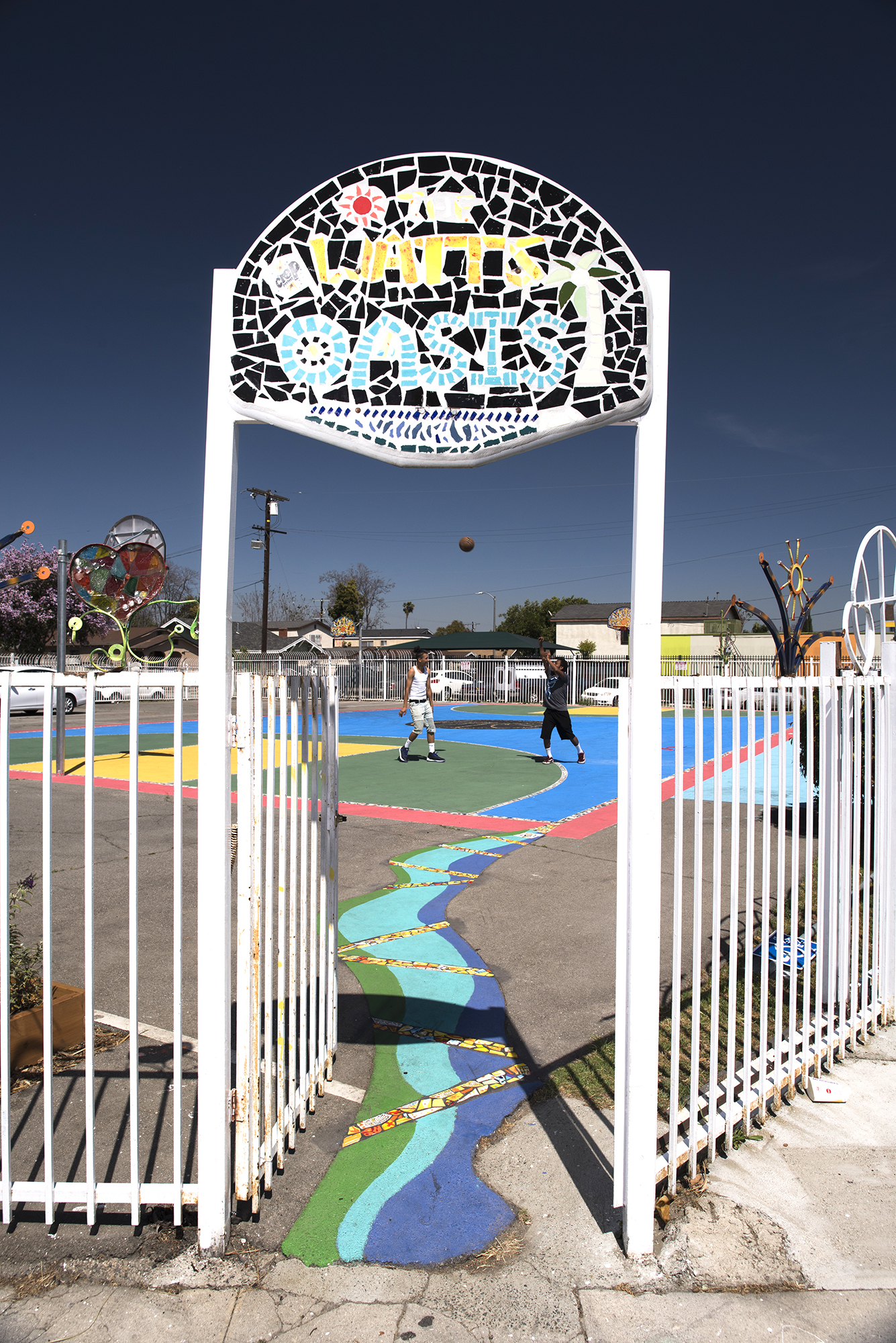 Watts Oasis Basketball Court