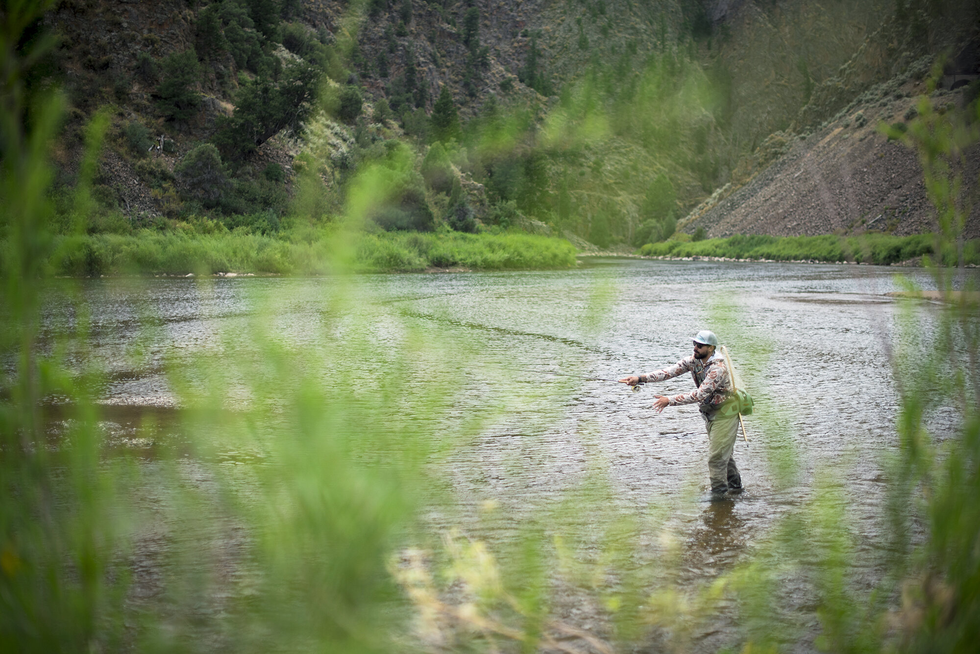  Fly fishing on the Colorado River  