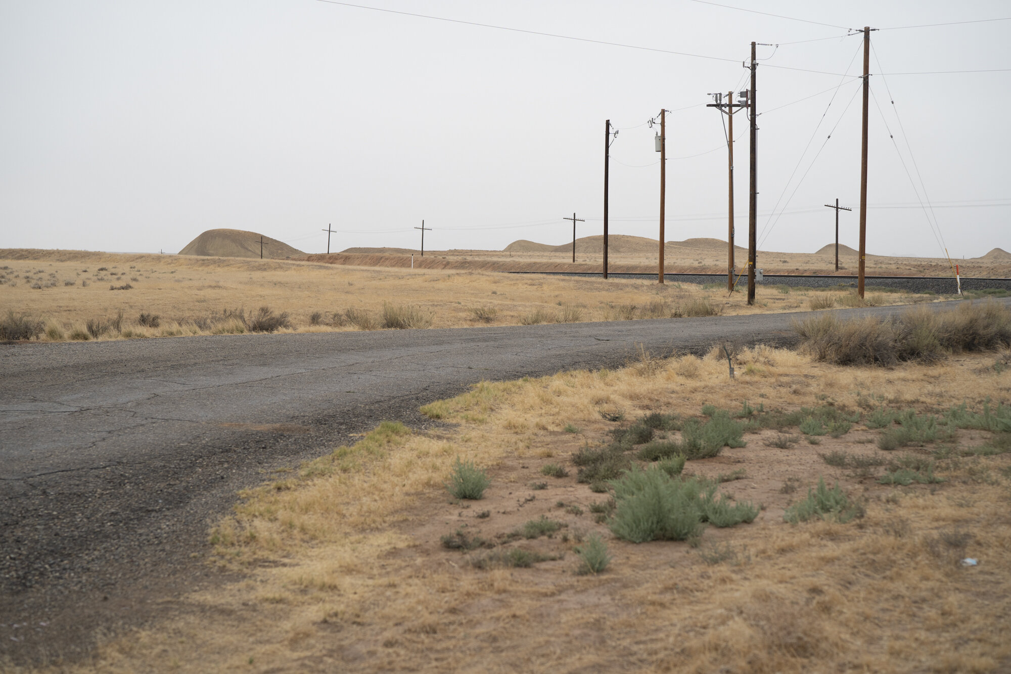  A desolate street scene in rural Utah.  