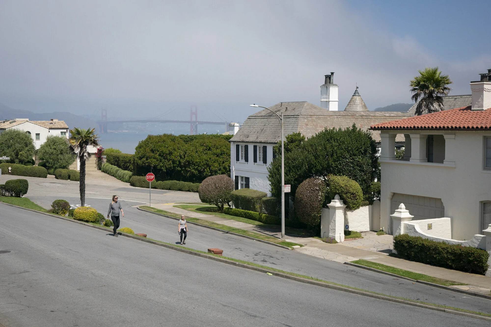 San Francisco Photography   Photograph of the Golden Gate Bridge as seen from the Sea Cliff Neighborhood in San Francisco, California.  