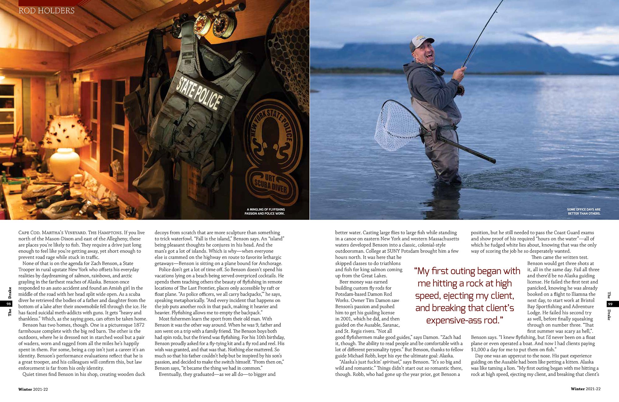 Alaskan Fly Fishing Guide Zach Benson 