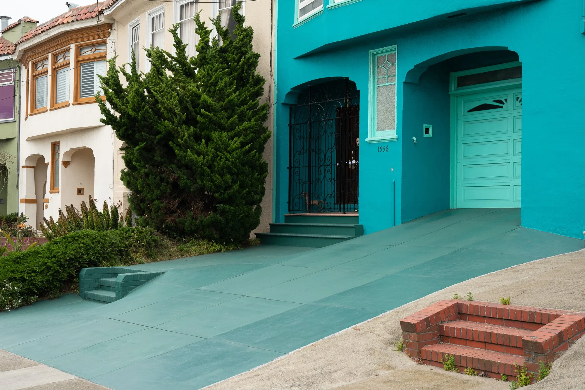  Fine art photograph of a colorful home in San Francisco, California 