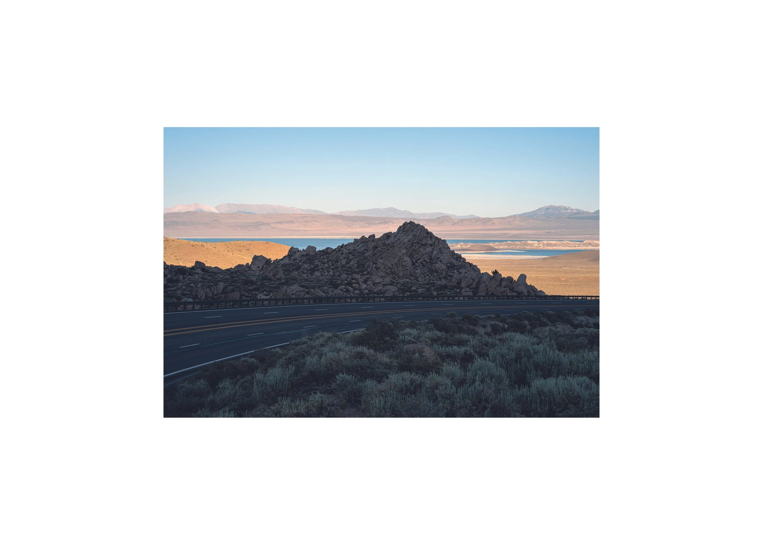 Photography print of Mono Lake in California