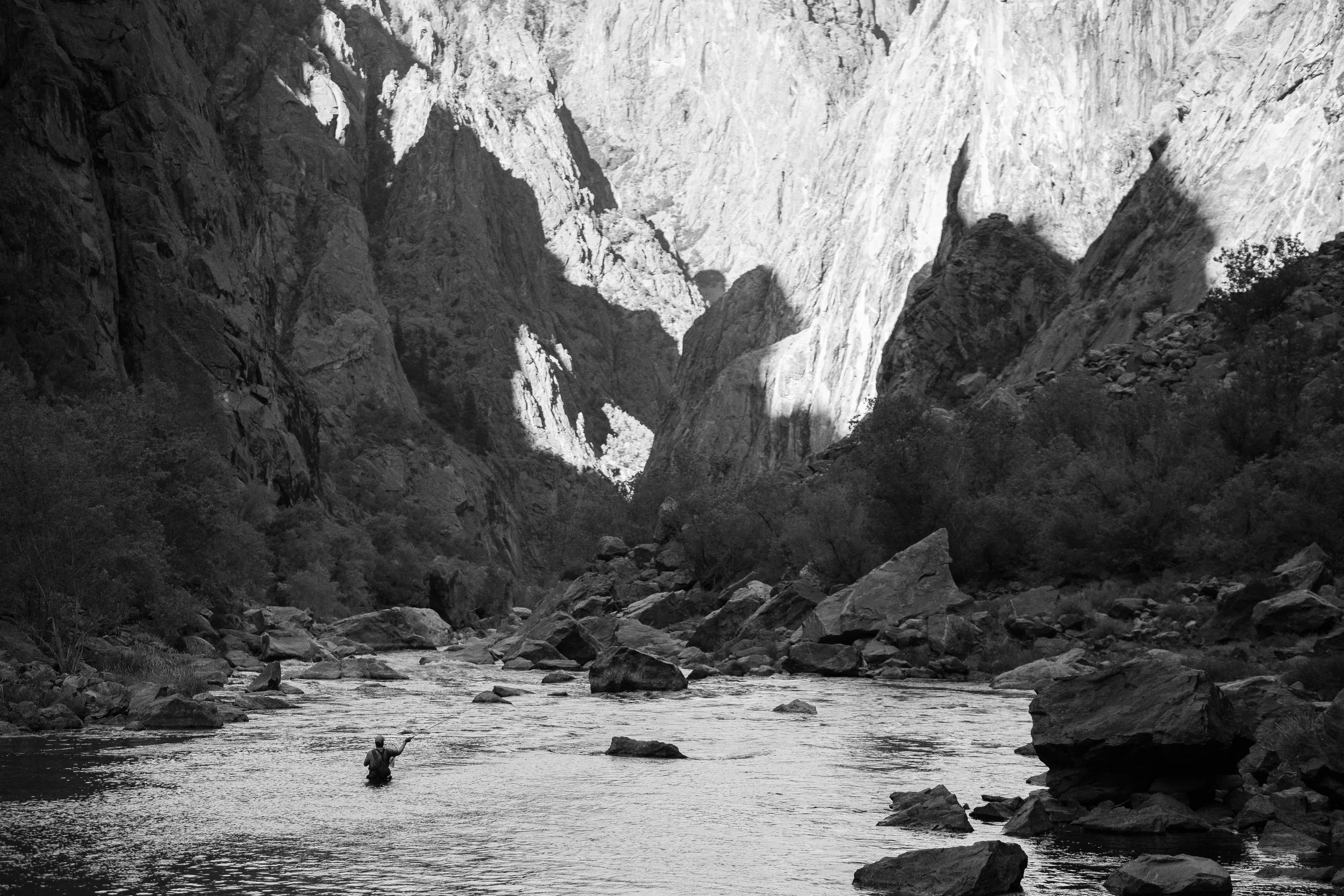 Fine art fly fishing photography print for interior designers