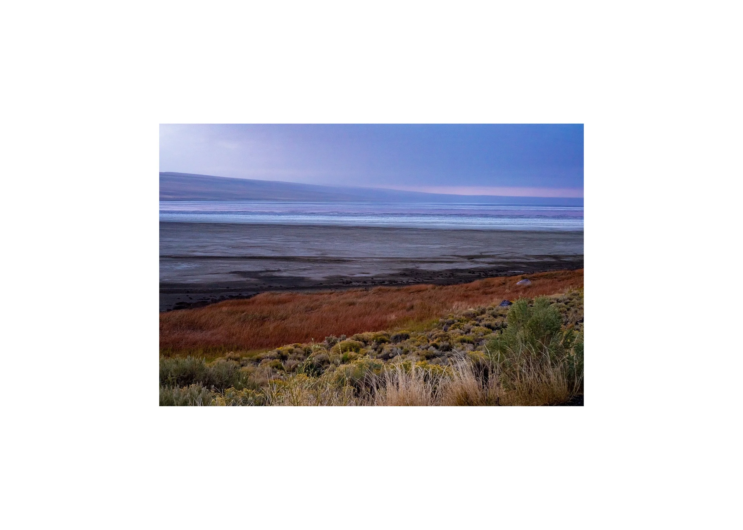 Fine art photography print of Lake Albert in Oregon