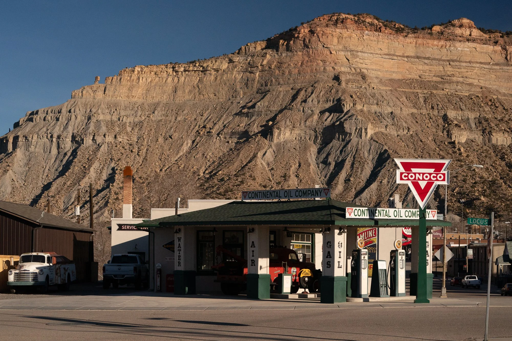 Continental Oil Company Conoco gas station in Helper Utah