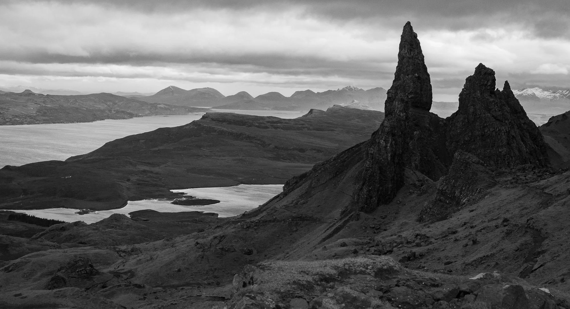 Fine art photograph of the iconic Old Man of Storr in the Scottish Highlands