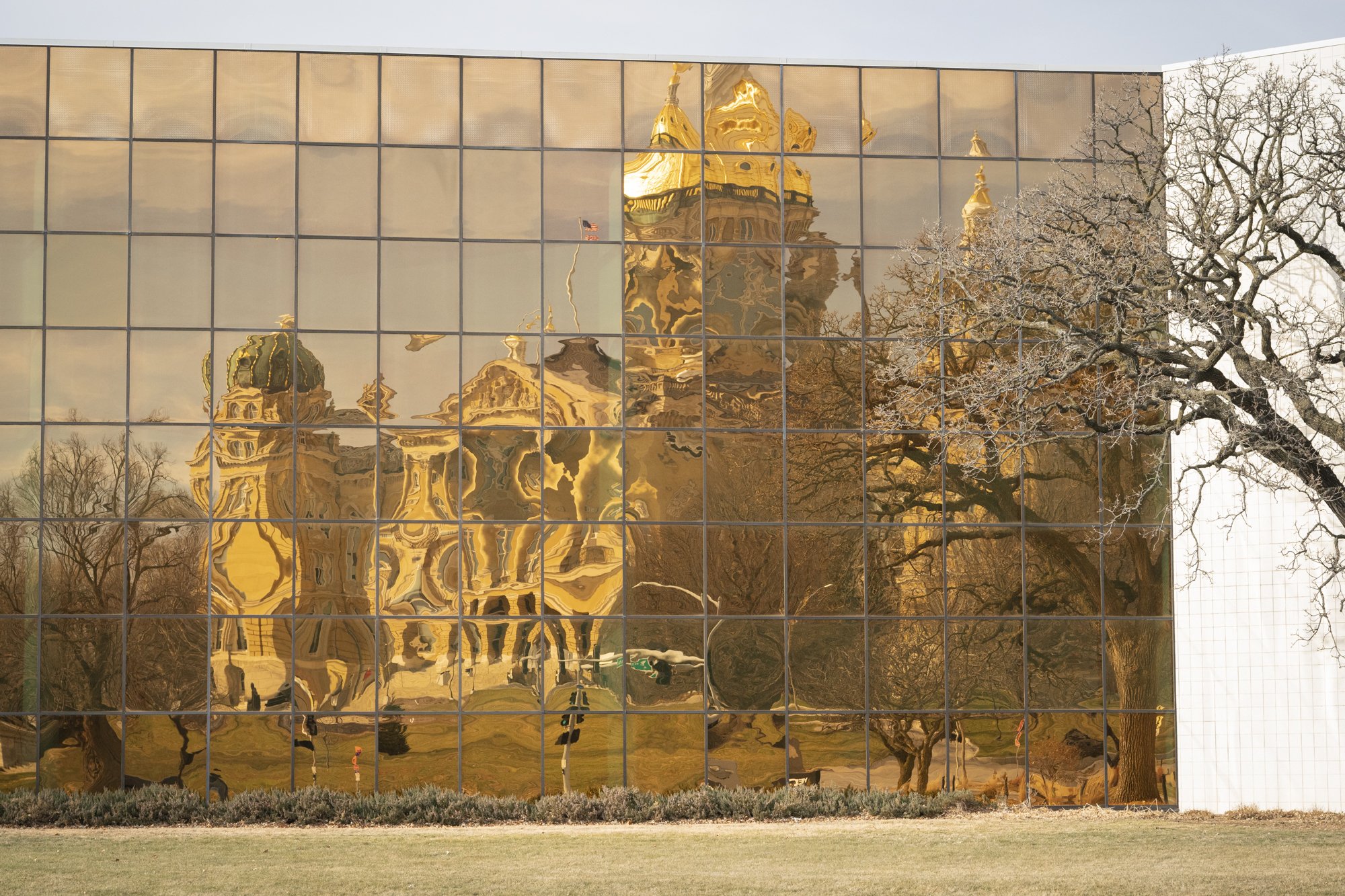 Fine art photograph of the capitol building in Des Moines, Iowa