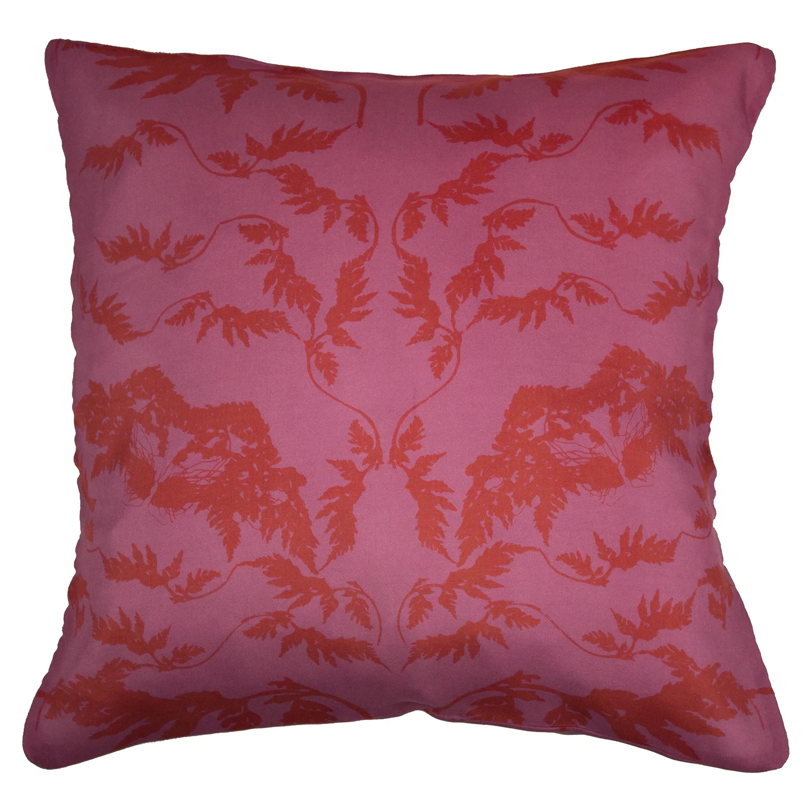 Adiantum cushion front pink red.jpg