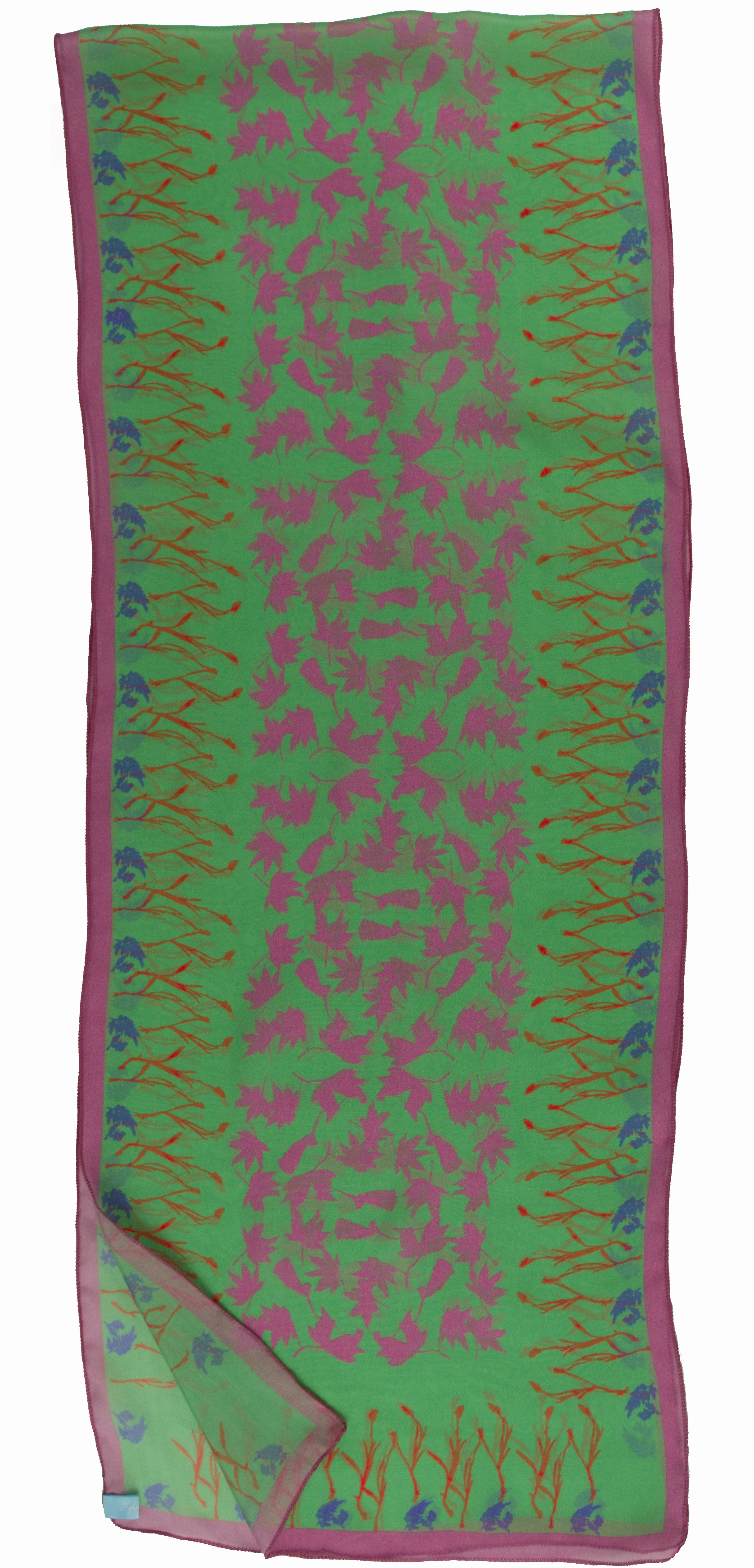 Conopsea Meadow Green Scarf- folded.jpg