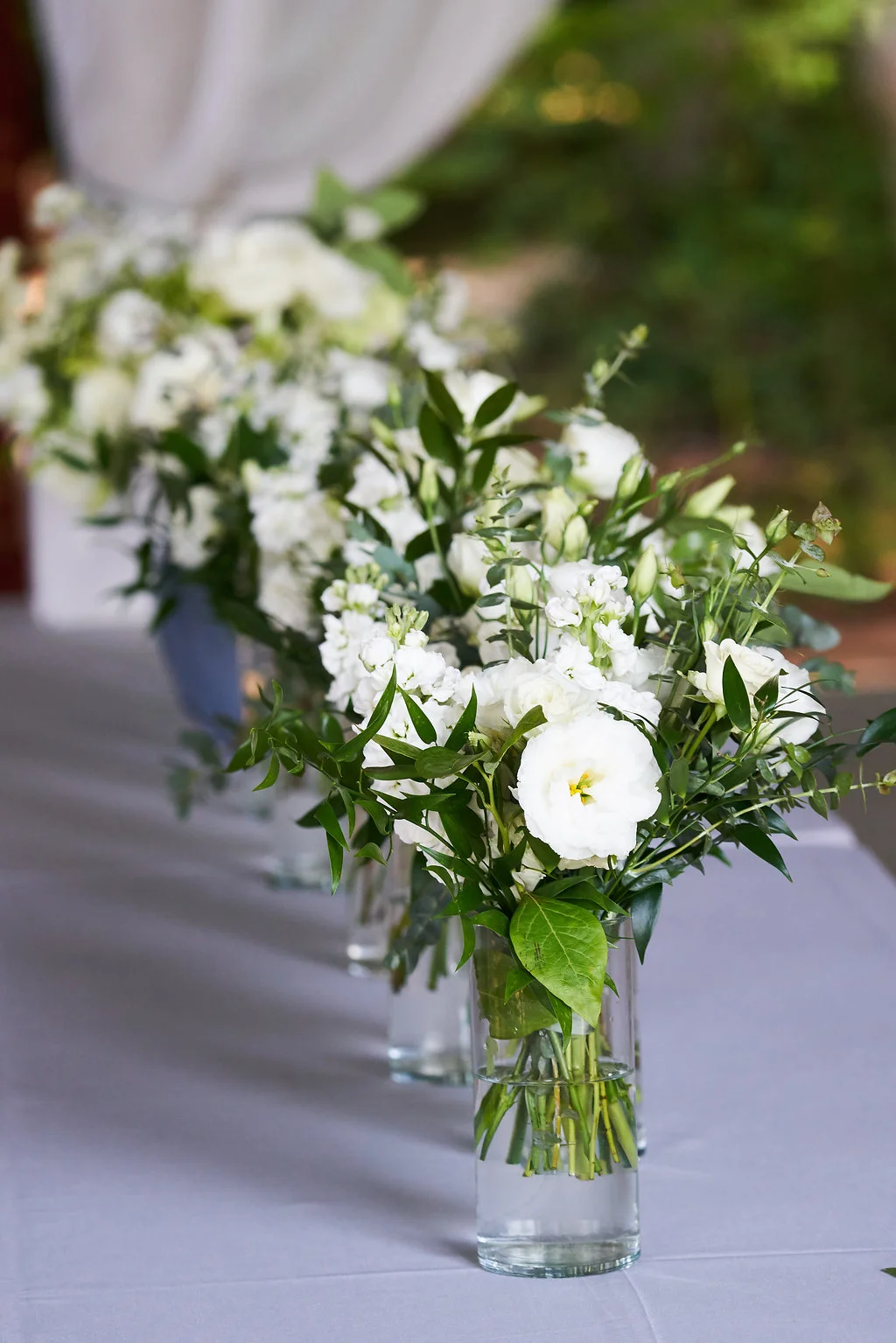 Glass Cylinder Bouquet Vase