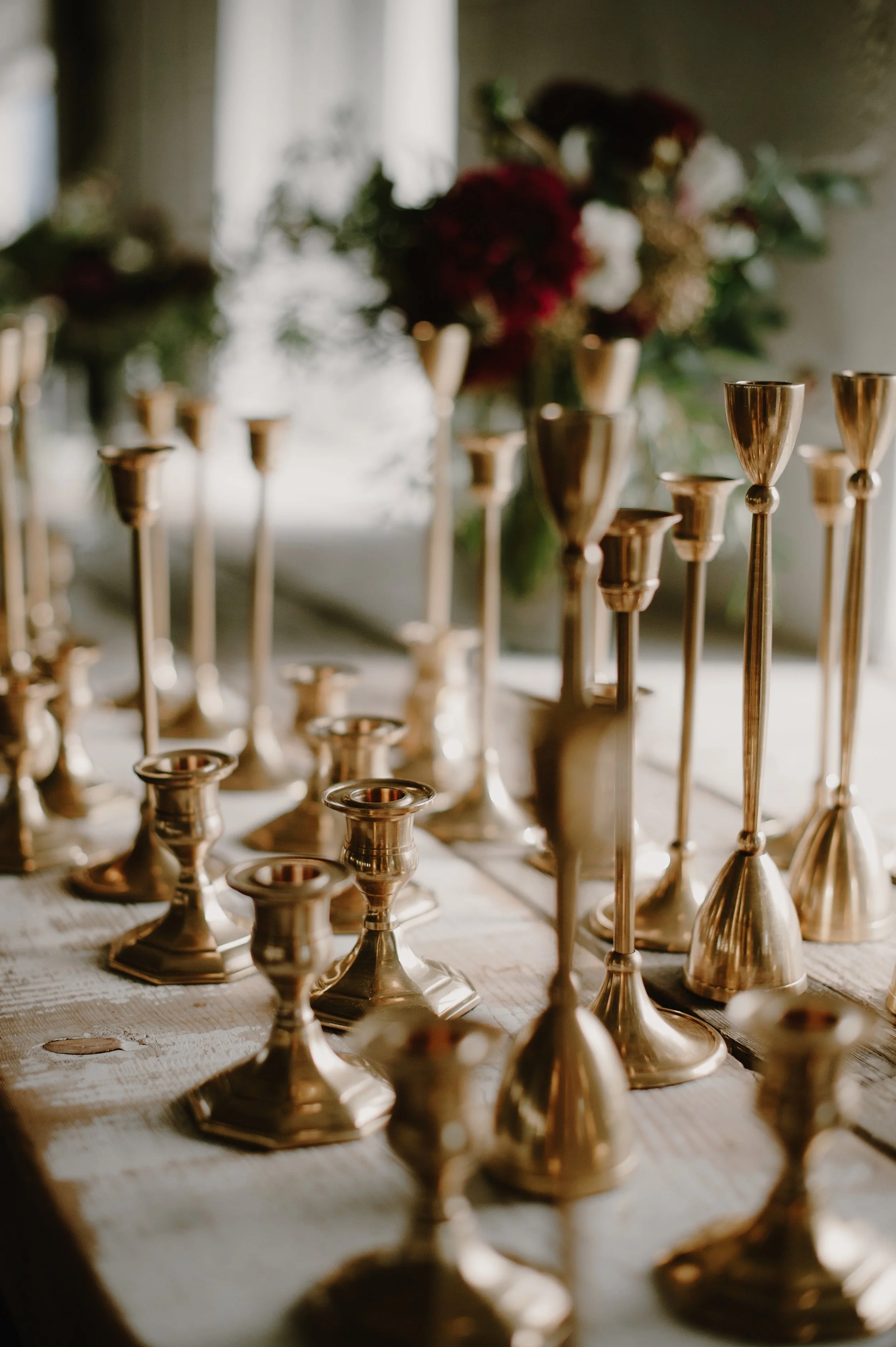 Bronze Taper Candle Holder