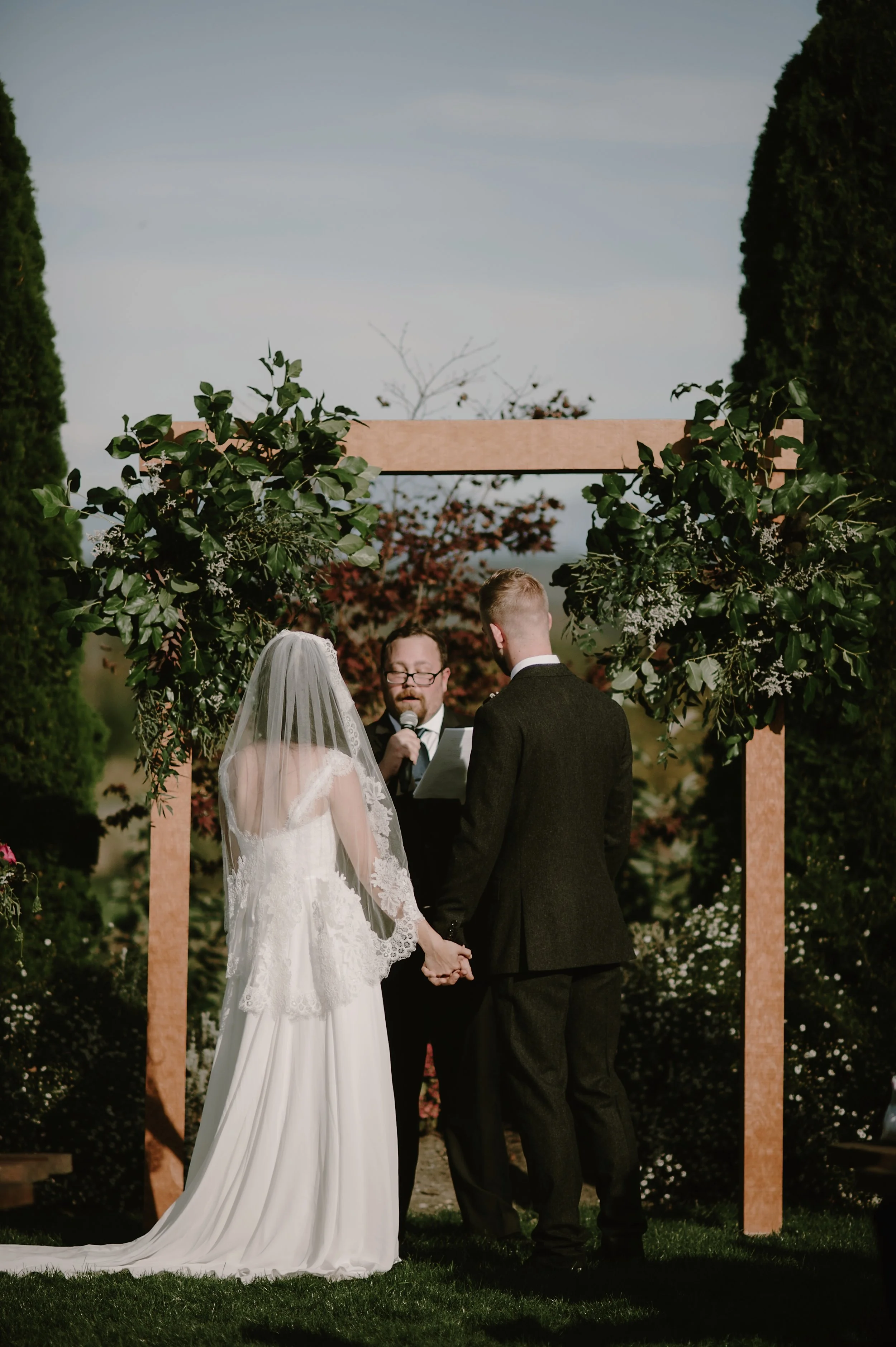 Tall Wooden Arch