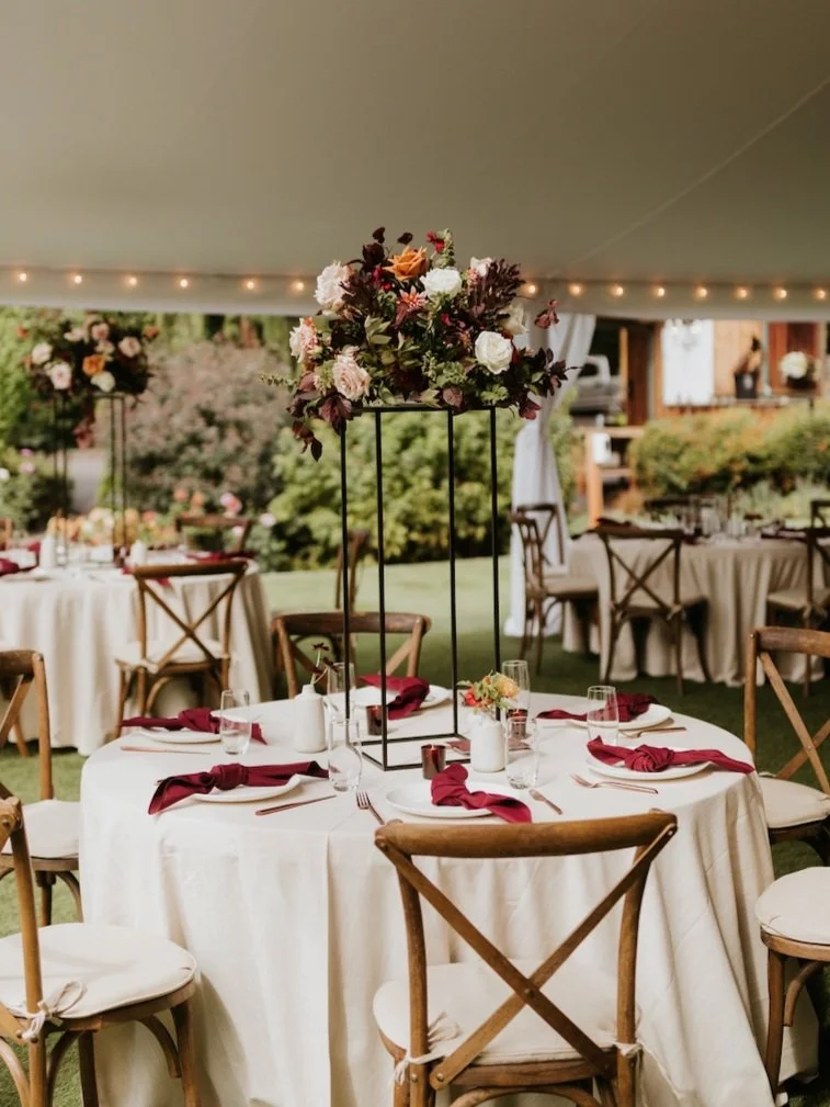 Medium Black Metal Frame Pedestal