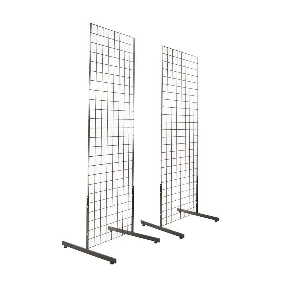 Black Metal Grid with Stand