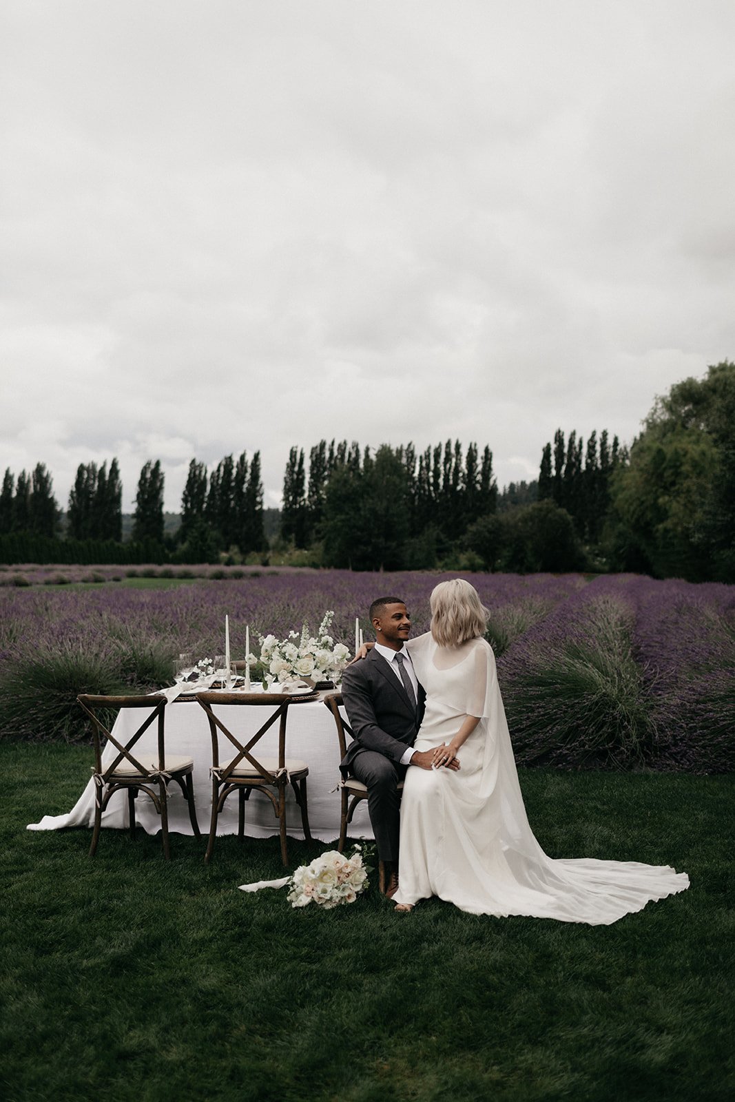 Woodinville Lavender Wedding - by Becca Neblock Photography - Tablescape + Couple-12.jpg