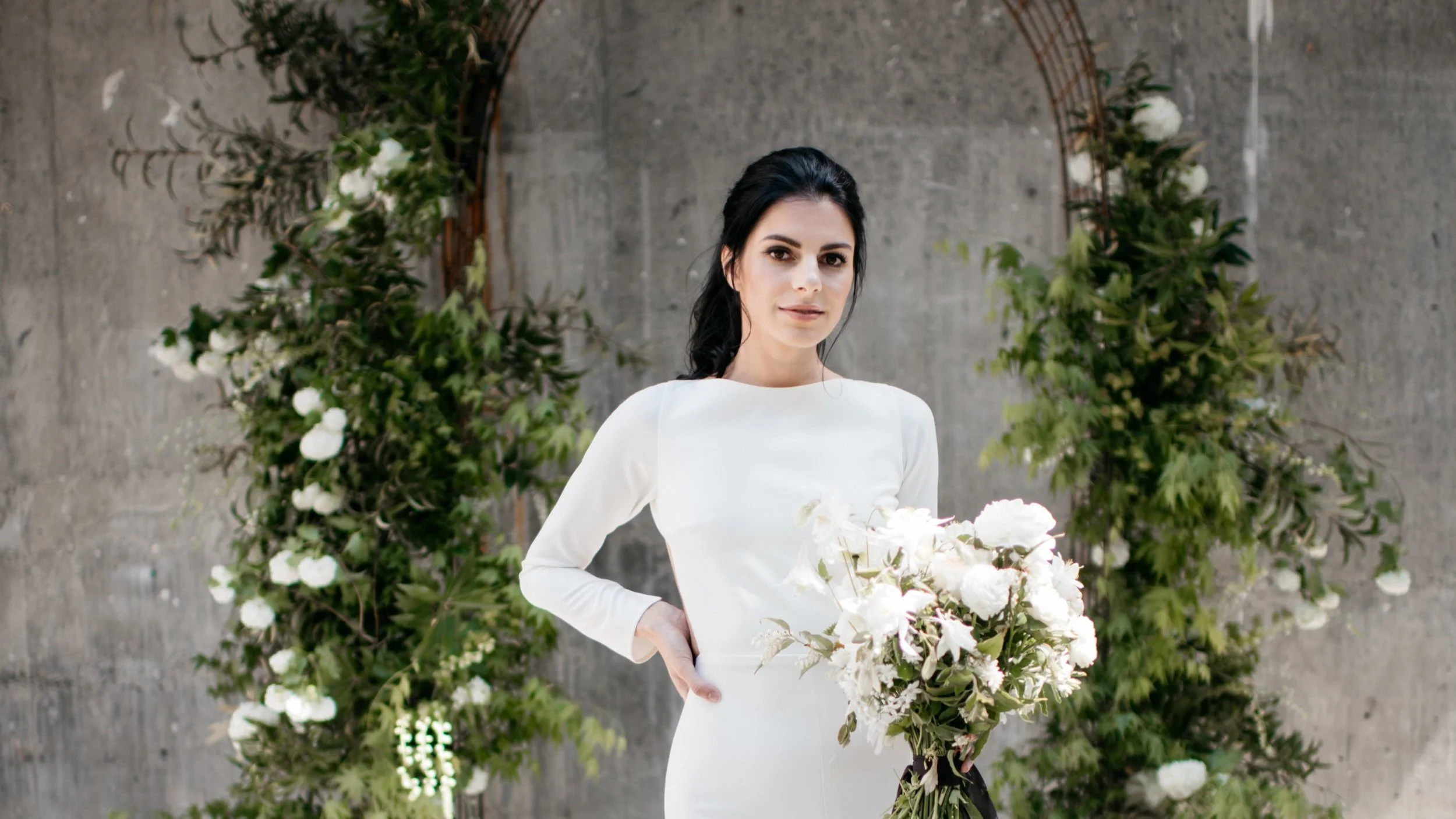 Modern B&W Shoot Bride