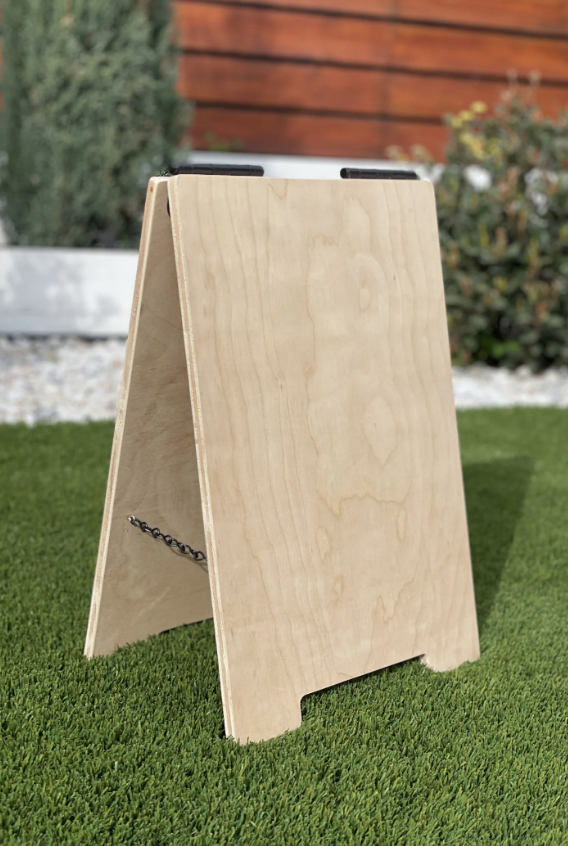 Wooden A-Frame Signs