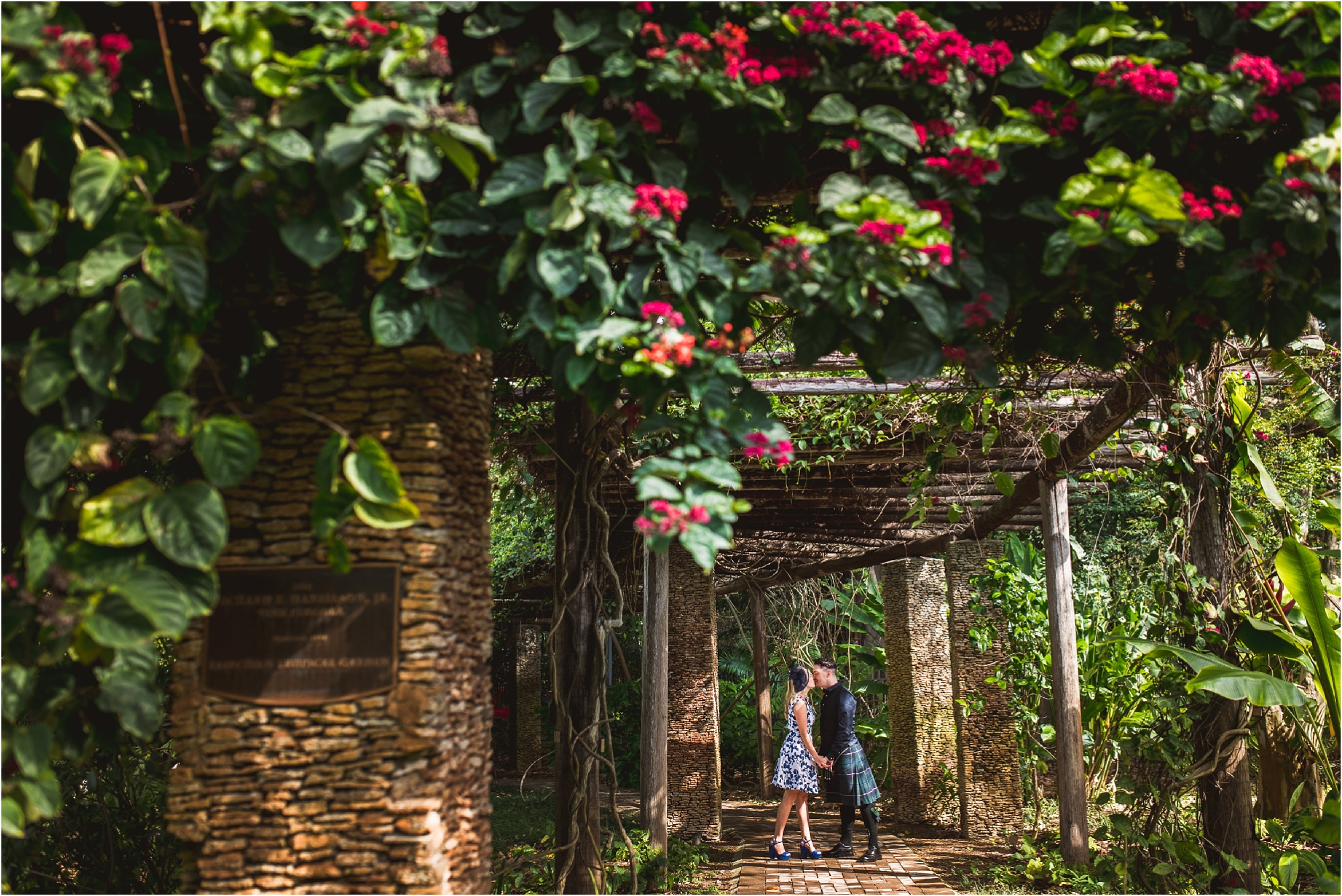 Fairchild Tropical Botanic Garden Engagement Shoot Cal Thais
