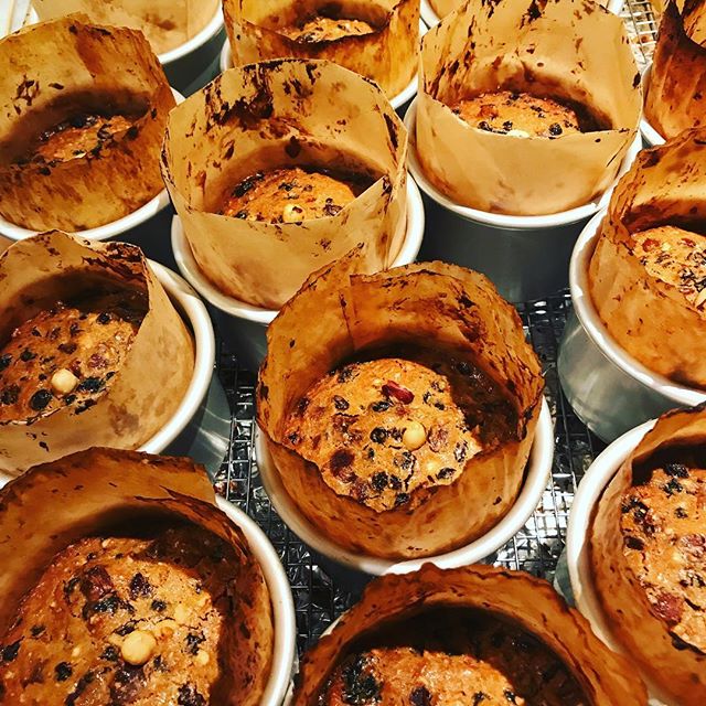Fruitcakes right out of the oven.@robinskitchenview.com#robinskitchenview #organicfruitcake#fruitcake