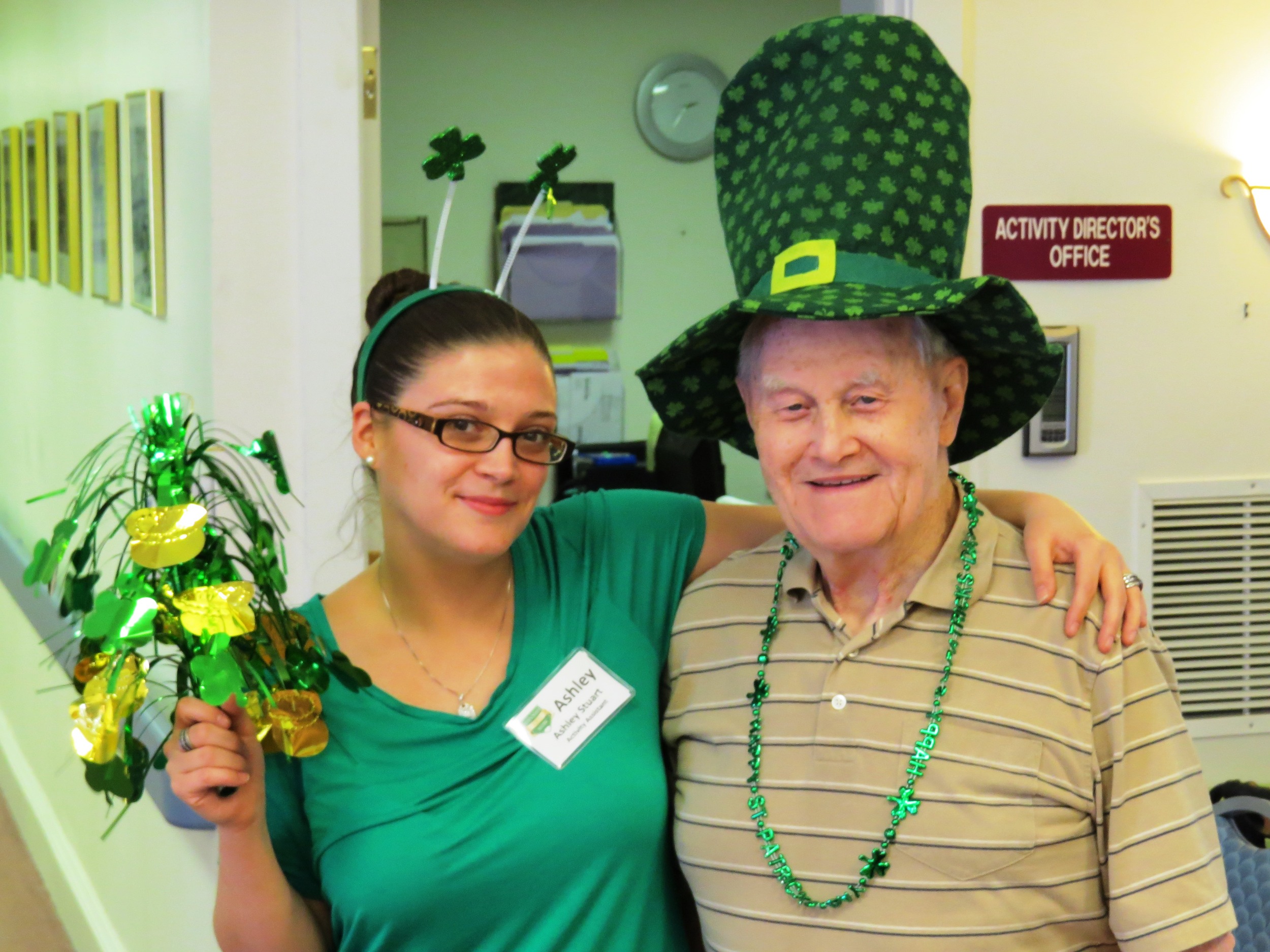 St Pattys 2014  Ashley Stuart and John Keely.jpg