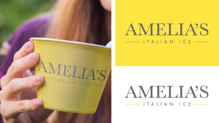 Amelia's Italian Ice - Logo Development
