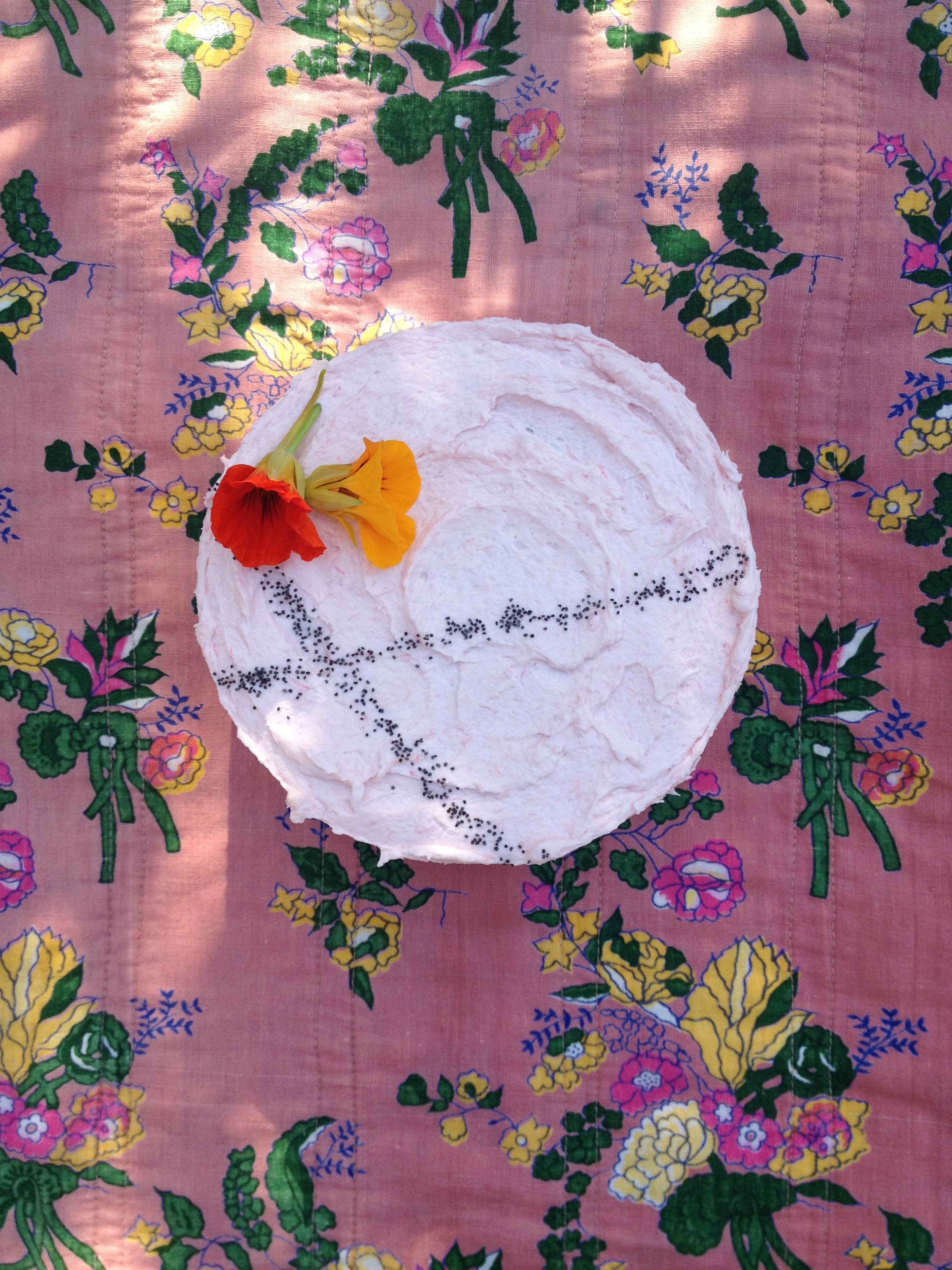 Rhubarb Cake for April
