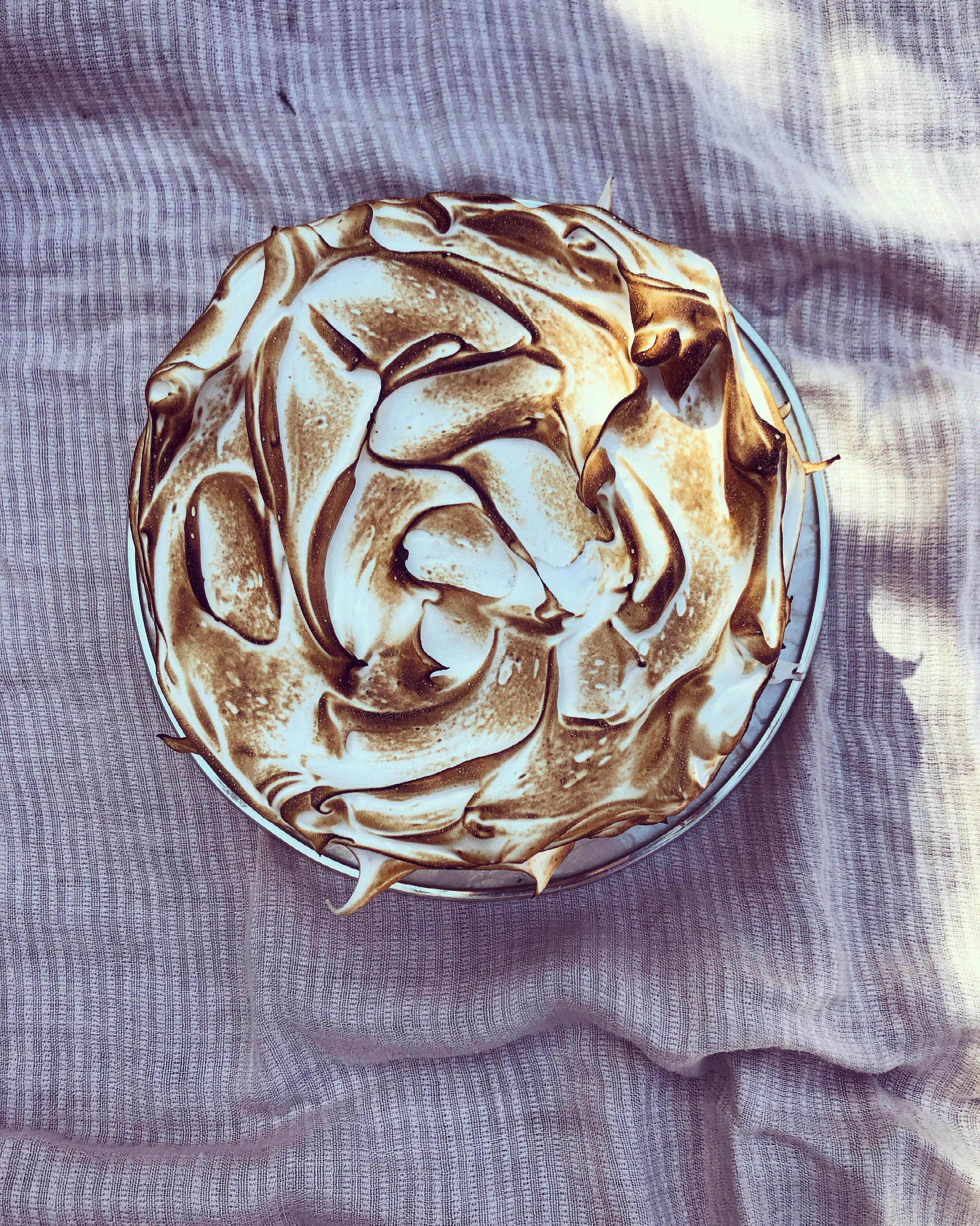 Blood orange meringue cake slices this Sunday at The Kebabery