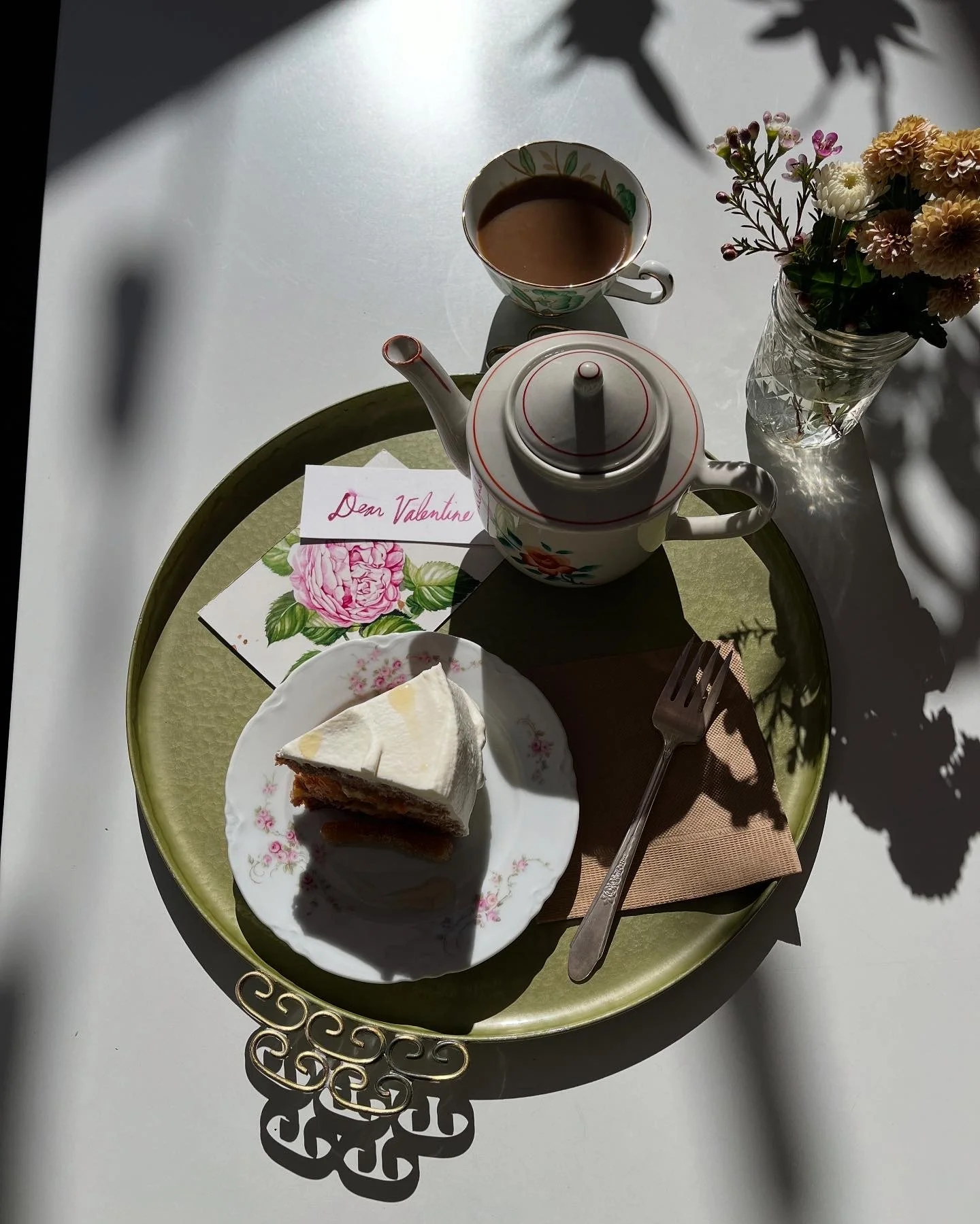 Valentine's Tea+ Cake at Sesame SOLD OUT SORRY!