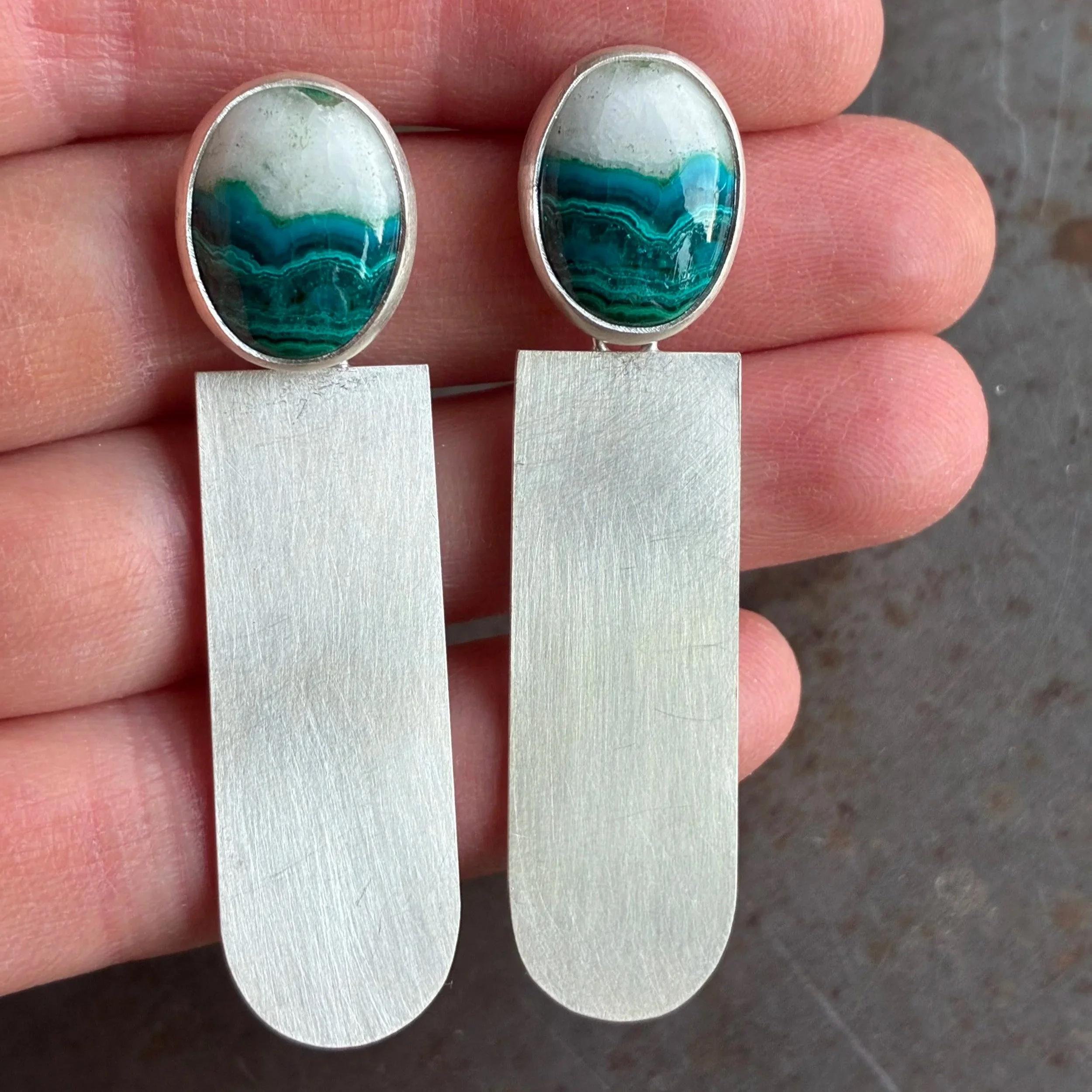 KARA Chrysocolla Malachite Quatrz