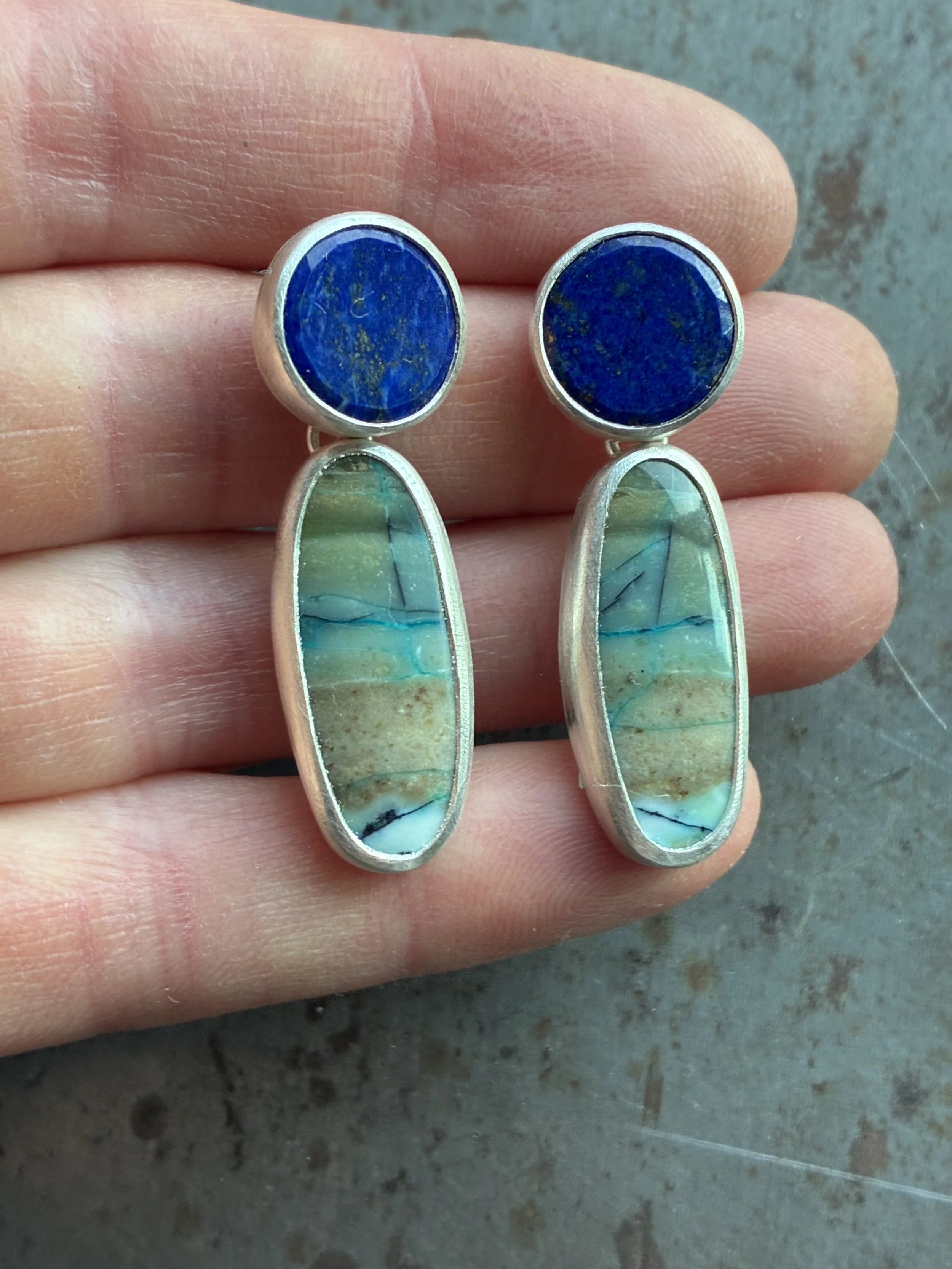 Lapis + Opal Wood