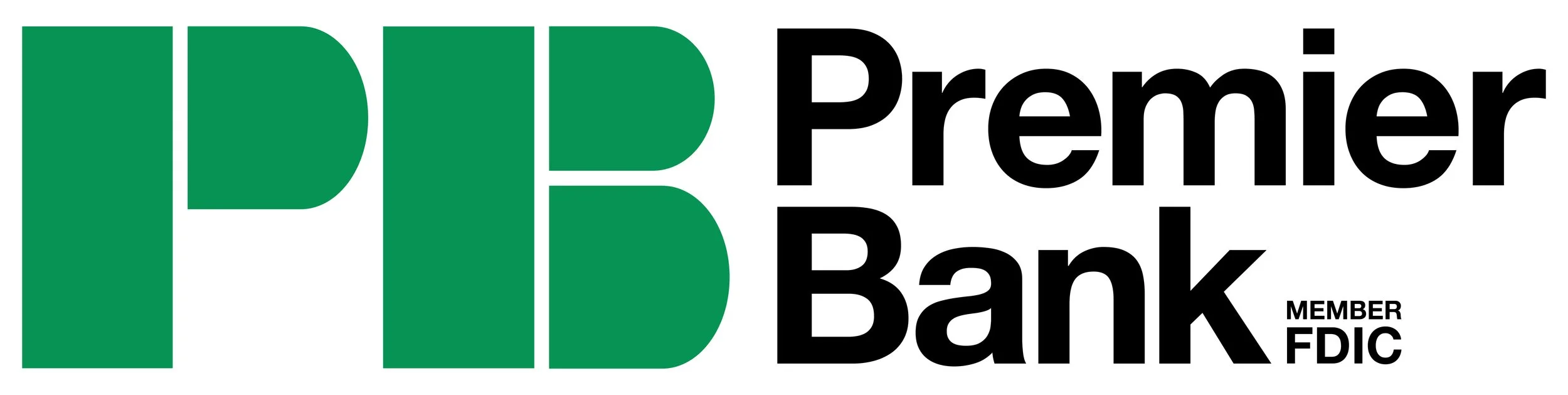 Premier Bank_Green + Black PB Horizontal Stack FDIC.jpg