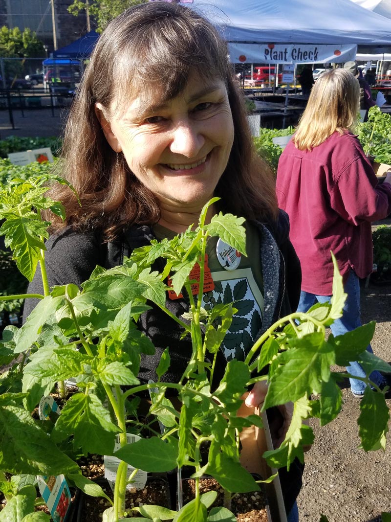 Happiness is getting plants at the IE Plant Sale