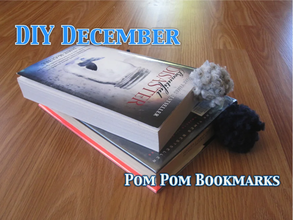 DIY pom pom bookmark