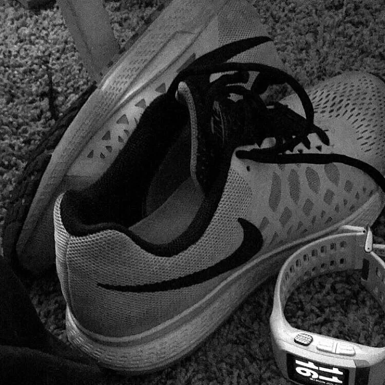 My running shoes and my watch. Two things that make me feel in complete control and confident. 
